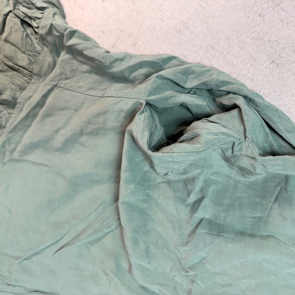 Buenos Ninos Green Ruffle Hem Sleeveless Casual Dress XXL, Comfy, Fashion, Prep - Picture 7 of 9